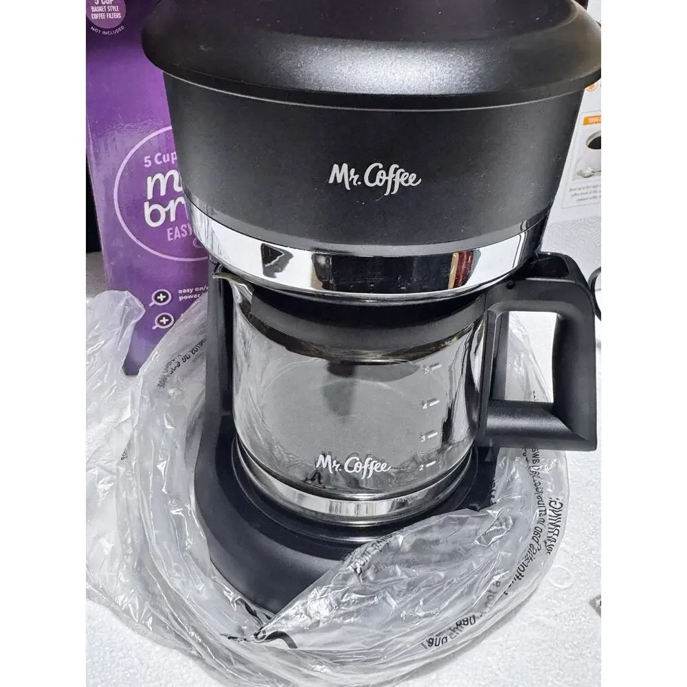Set Of 2! Mr Coffee 5 Cup Mini Brew + Toastmaster 5 Cup Coffee Maker Set Used